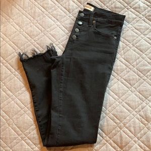 Madewell 9” High-Rise Skinny Black Jeans